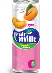 peach flavour fruit milk